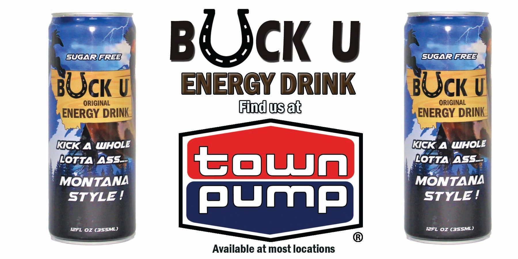 Buck U Energy Drink - Dual Can Ad
